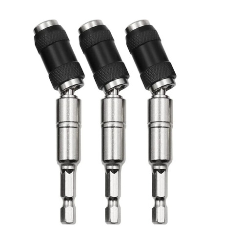 3Pcs Magnetic Pivot Drill Bit Holder, Swiveling Ti