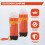 2Pcs LED Life Jacket Emergency Light Surf Energy S 4