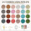 3mm Glass Seed Beads for Bracelet Making, 24 Color 7