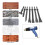 8Pc Air Chisel Head Set Pneumatic Hammer Punch Chi 6