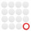 30Pcs Acrylic Blanks 2 Inch,Clear Circle Sheet wit 3
