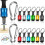 12Pcs 1/4 Inch Hex Shank Screwdriver Bit Holders, 1