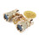 3X25 Opera Viewing Binoculars All Metal with Handle/Chain Ladies Retro Small Binoculars  Binocular 7
