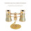 3X25 Opera Viewing Binoculars All Metal with Handle/Chain Ladies Retro Small Binoculars  Binocular 4