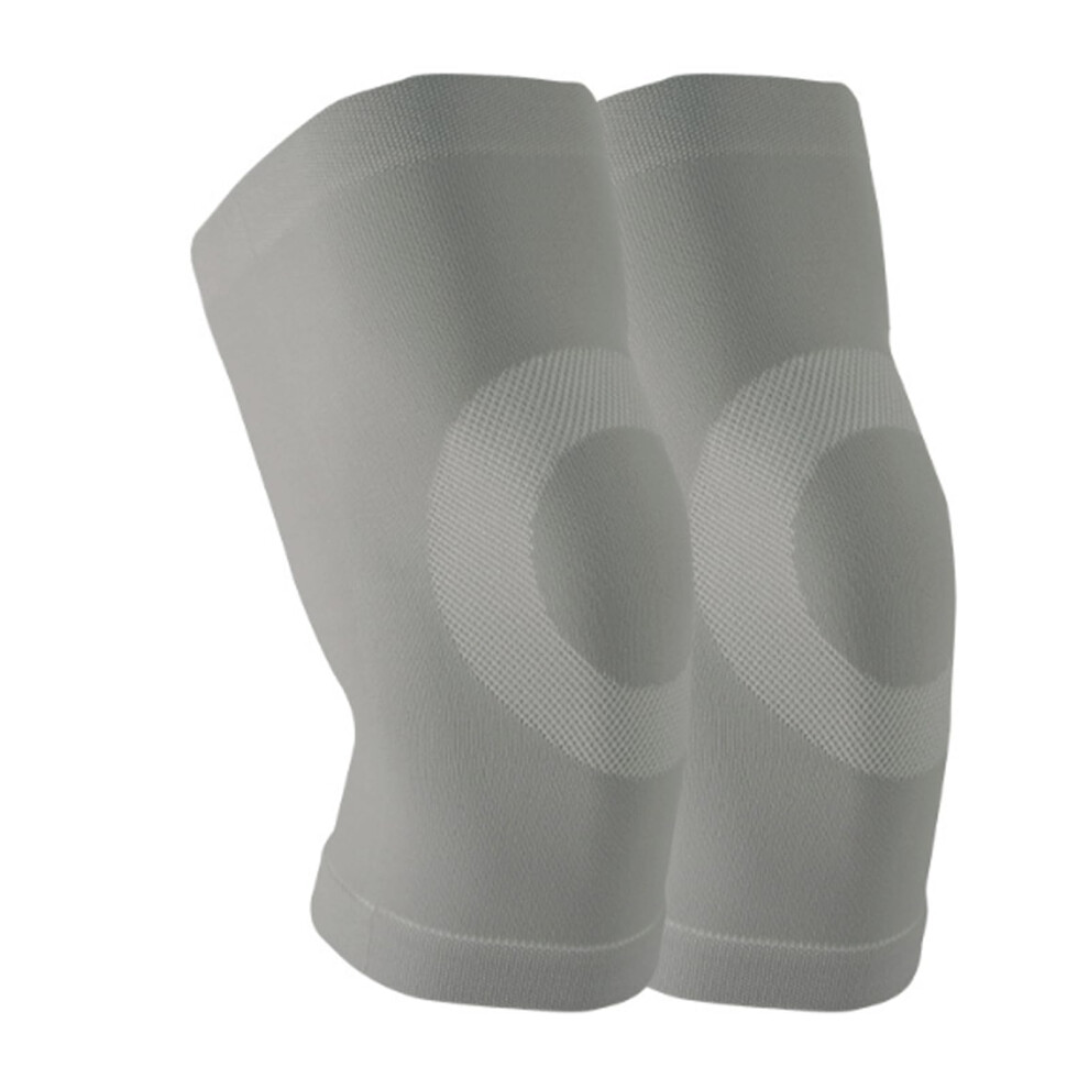 Leg Sleeve 1 Pair Summer Ultra Thin Knee Support Brace Knee Protector For Running Gym Grey Large Long