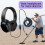Professional Metal Detector Headset Headphone for 3