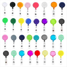 50 Pcs Retractable Badge Reel Clips Holder Mixed S