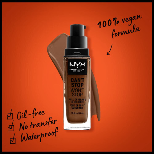 NYX Professional Makeup NYX PROFESSIONAL  Can't Stop Won't Stop Foundation 2