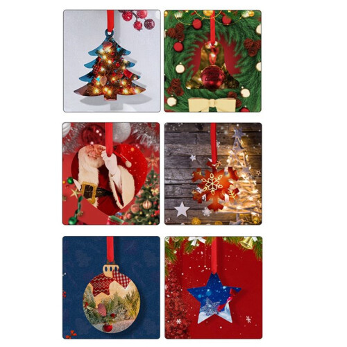 10Pack Sublimation Christmas Blanks , Blank Alumin 1