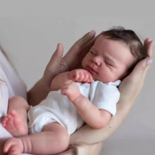 Poupée bébé reborn silicone pour collectionneurs cadeau passionnés jouet réaliste