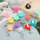 50 Pcs Retractable Badge Reel Clips Holder Mixed S 2