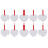 10Pack Sublimation Christmas Blanks , Blank Alumin 3