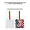 10Pack Sublimation Christmas Blanks , Blank Alumin 10