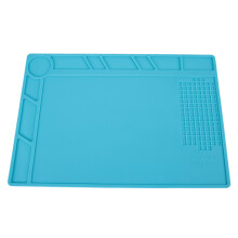 Heat Resistant Silicone Mat For Soldering Stations Featuring Anti Corrosive Build And Easy Storage Design Perfect For Home Or Professional Use