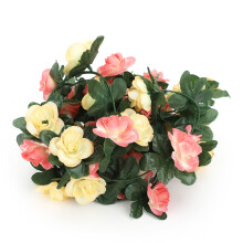 Bryllupsbuedekoration med blomstergirlande, rosenranker i blåhvid, kunstige rosenranker til festbaggrund, falsk hængende forårsblomstergarnering