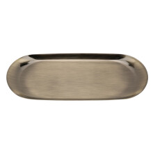 Stainless Steel Decorative Tray Elegant Vanity Organizer For Jewelry Cosmetics Accessories Multi Purpose Storage Small Decorative Serving Tray Mirror