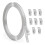 10FT Stainless Steel Hose Clamp Assortment Kit,Wor 1