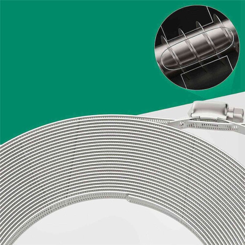 10FT Stainless Steel Hose Clamp Assortment Kit,Wor 2