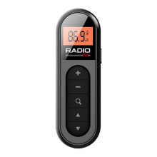 Mini Pocket FM Radio Rechargeable Portable 76-108M