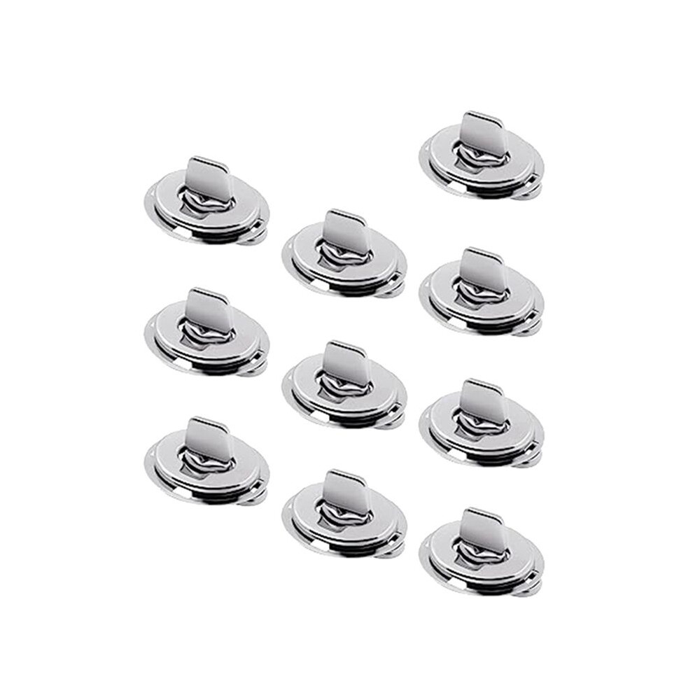 Twist Lock Common Sense Fastener, Metal Turn Butto 4852351718198