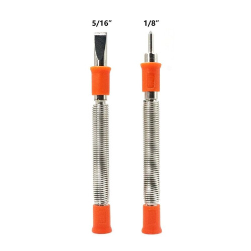 2Pcs Spring Tool Set 5/16-Inch Chisel and 1/8-Inch 2