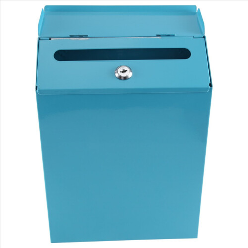 Wall-Mounted Mailbox Lockable Wall Collection Box 1