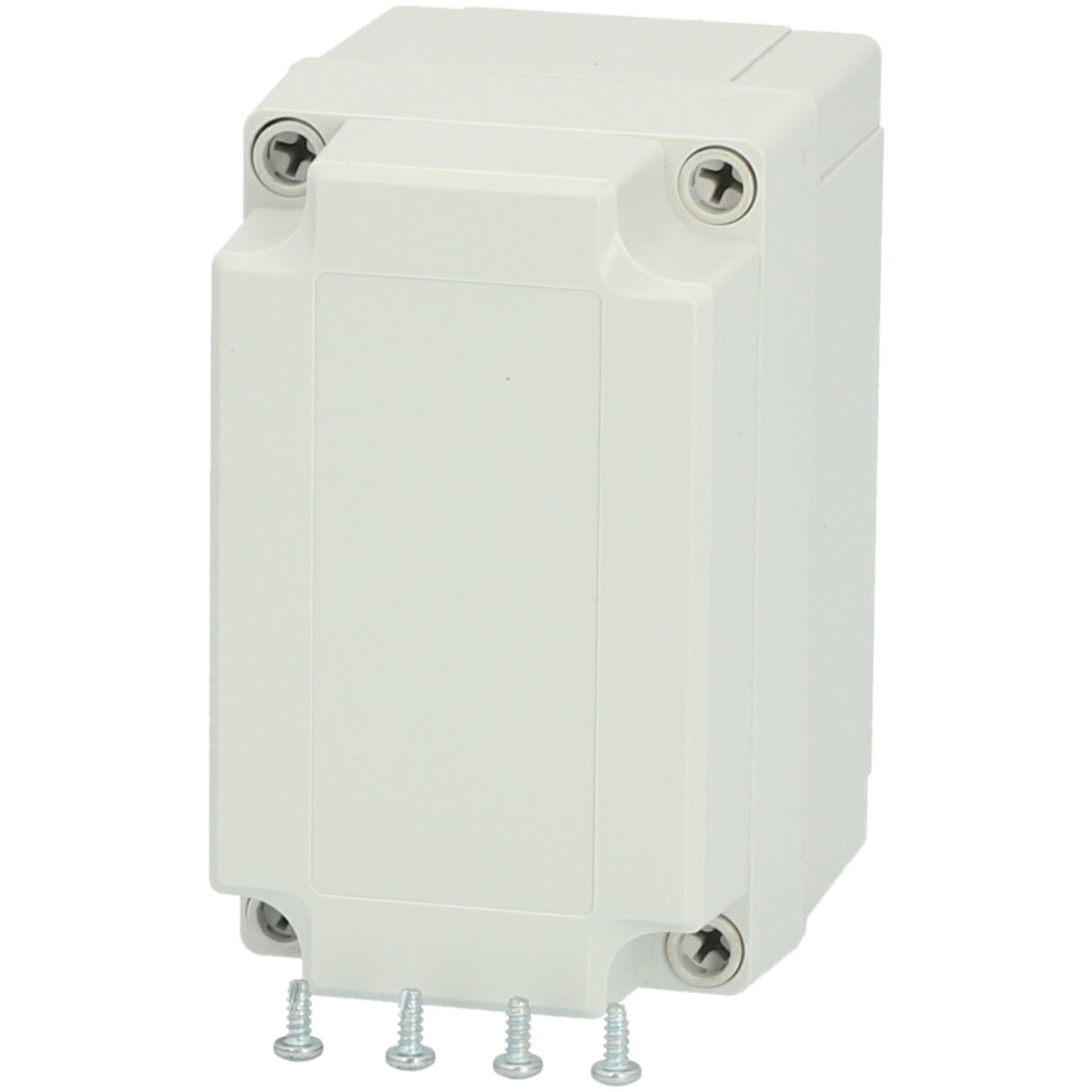 Fibox 6011303 Pc 100/100 Hg Enclosure, Pc Opaque Cover, High Base