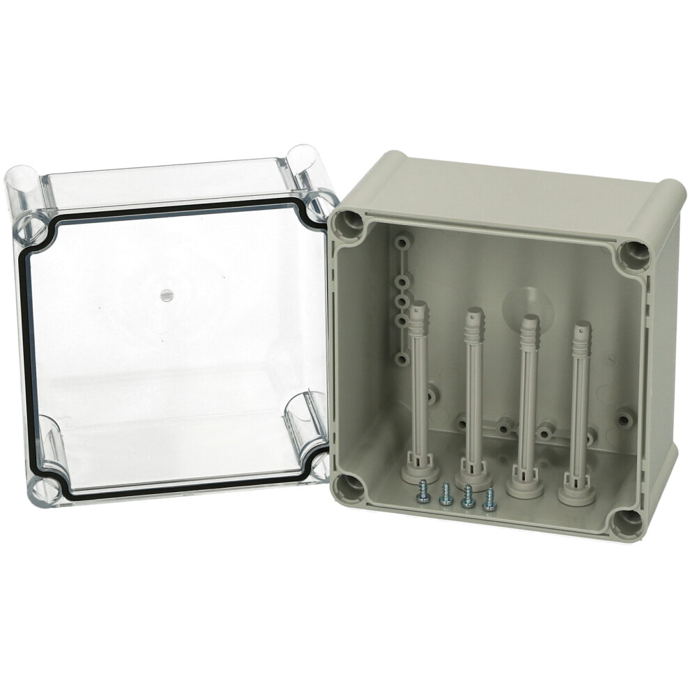 Fibox Pc 1919 18 T Enclosure Pc T Enclosure Pc Transparent Cover 19X19x18cm 6418074005410
