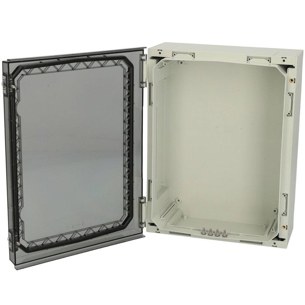 Fibox 4811002 Neo Pc 42X32x15cm T Hinged Polycarbonate Enclosure, Clear Cover 6418074311405