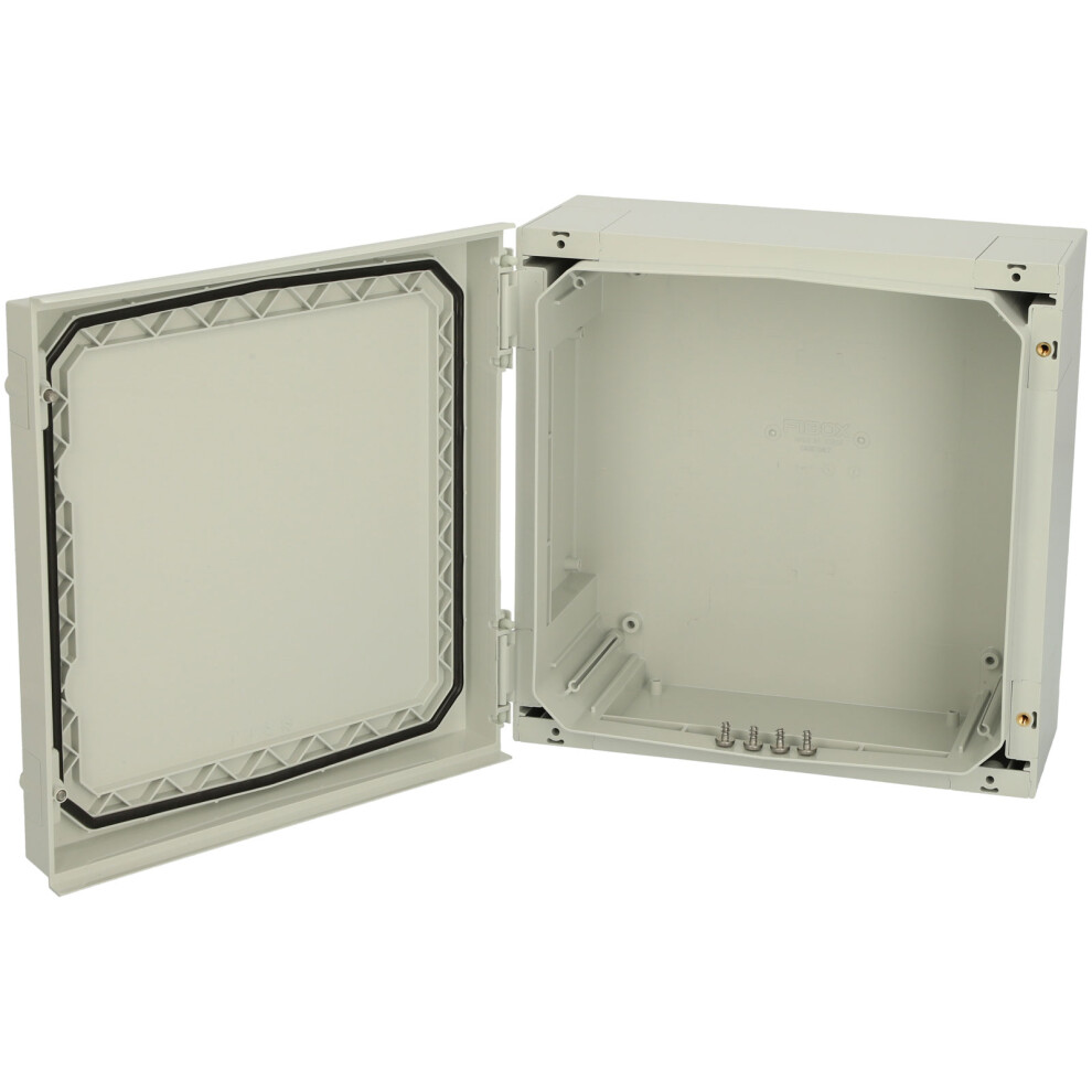 Fibox Neo Abs 323215 G Neo Abs 32X32x15cm G Hinged Abs Enclosure With Grey Cover 6418074311443