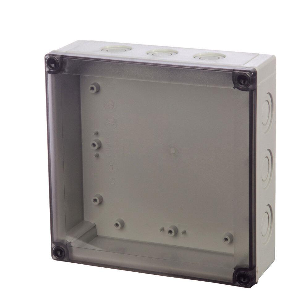 Fibox 6016920 Pcm 175/75 T Enclosure, Pc Smoked Transparent Cover 6418074024510