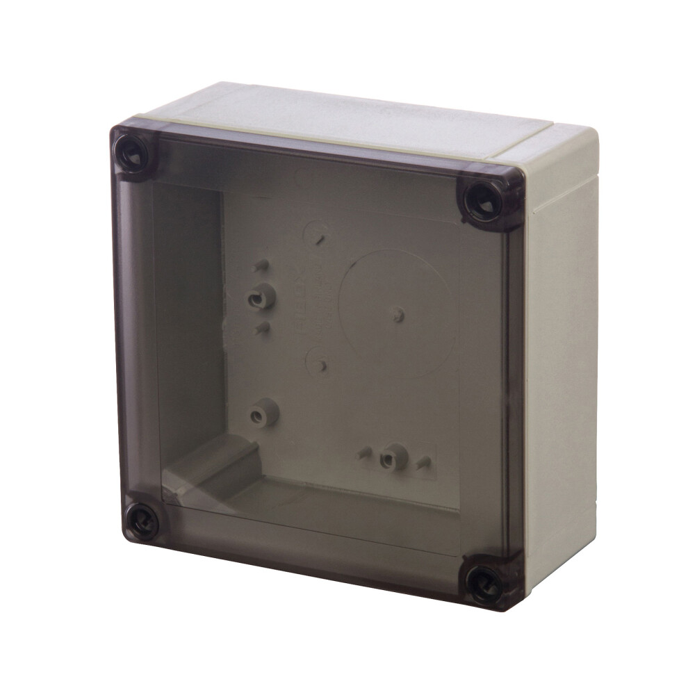 Fibox 6011908 Pc 125/75 Ht Enclosure, Pc Smoked Transparent Cover 6418074014030