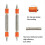 2Pcs Spring Tool Set 1/32In, 1/16In, 3/32In, 1/8In 3