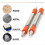 2Pcs Spring Tool Set 1/32In, 1/16In, 3/32In, 1/8In 6