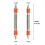 2Pcs Spring Tool Set 1/32In, 1/16In, 3/32In, 1/8In 2