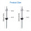 25cm Solar Hanger Bolts Panel Roof Mounting Screws 6