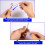 3Pcs Adjustable Wire Ropes with Hooks, Stainless S 5