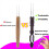 Dreadlock Crochet Needle Tool,Hair Hooks with Ergo 4