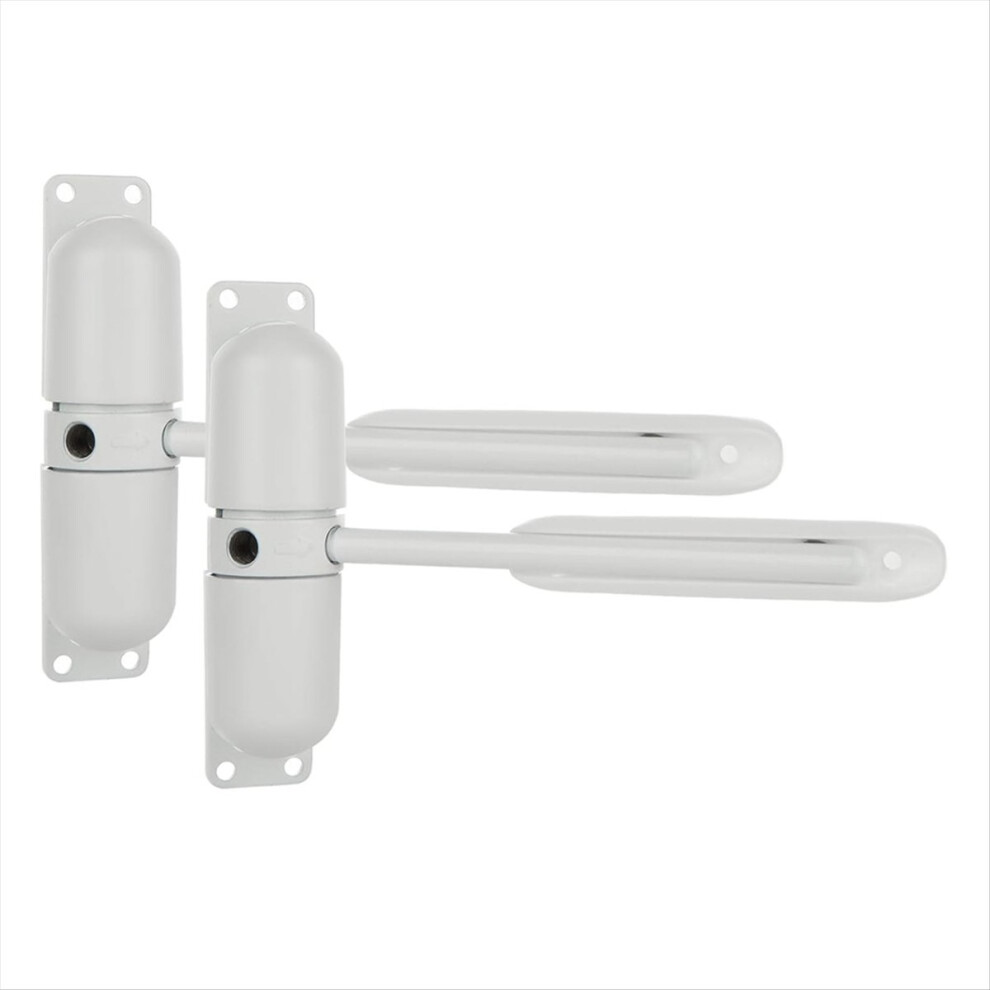 2Pcs Automatic Spring Door Closer, Adjustable Clos 4852351723598