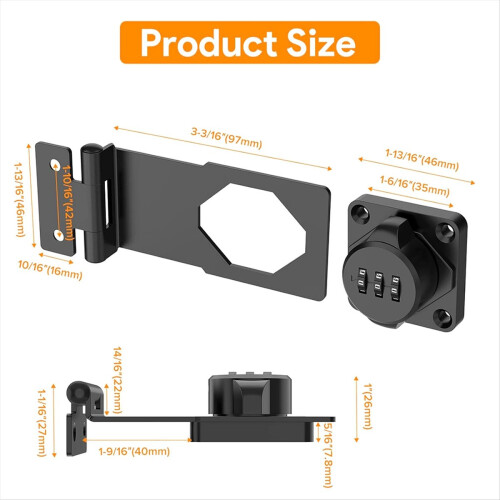 Keyless Cabinet Combination Latch,Cabinet Password 1