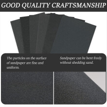 52Pcs Sandpaper Set 120-2000 Grit Sanding Paper Wa