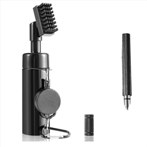 Golf Club Cleaner Set with Brush Groove Sharpener