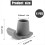 Walker Ski Glides, 4 Pieces Heavy Duty Glides Feet 2