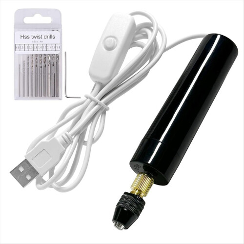 Electric Resin Drill Set,Multi-Purpose Pin Vise Ha