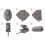 Foldable Cat for Travel Litter Tray Leakproof with 3