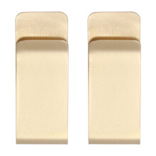 Minimalist Gold Metal Money Clips - Scratch-Resistant Card Holder