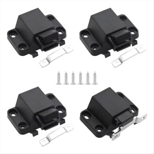 Self Closing Push Door Latches Hardware Kitchen Ca