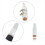 B Key Clarinet Mouthpiece ABS Transparent Wind Ins 9