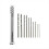 11Pcs Hand Twist Drill Set 0.5-2.0mm Woodworking P 1