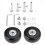 4Pcs Set Luggage Replacement Wheels 50mm with 6mm( 8